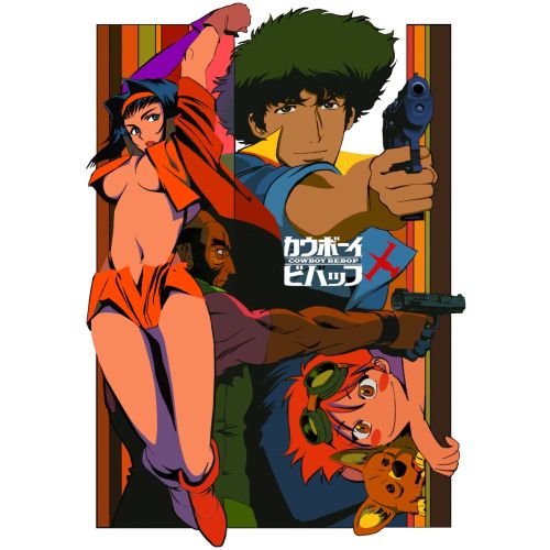 Cowboy Bebop Poster 10 Cowboy Bebop Poster 10 features characters from the popular anime series Cowboy Bebop, including Spike