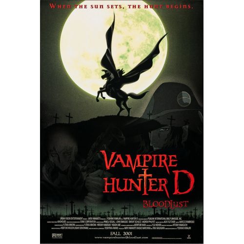 Vampire Hunter D Anime Manga Poster