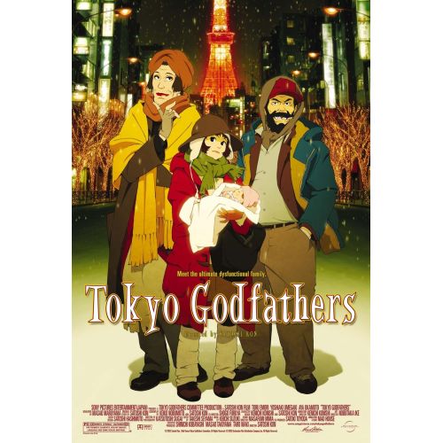 Tokyo Godfathers Anime Manga Poster