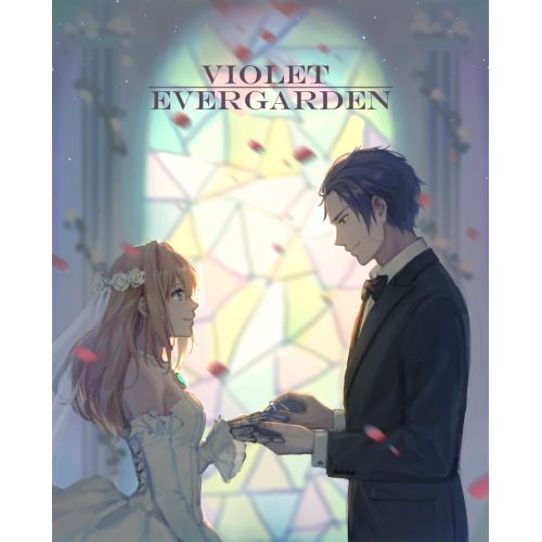 Violet Evergarden Poster 5 Poster 5 of Violet Evergarden features the main character, Violet, in a stunning and emotionally