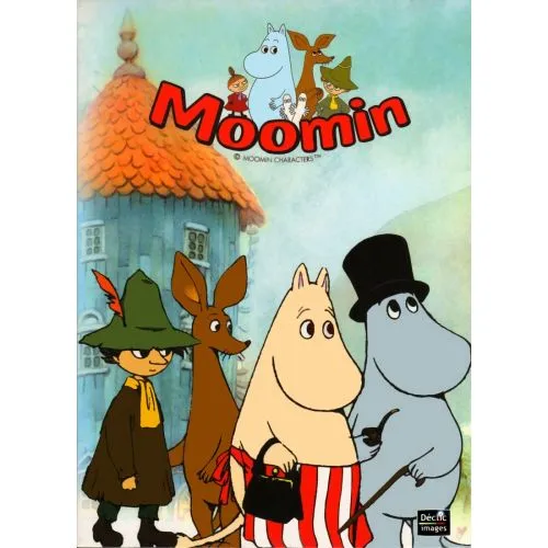 Moomin Anime Manga Posteri Moomin anime ve manga serisi, Tove Jansson tarafından yaratılan sevimli Moomintroll karakteri