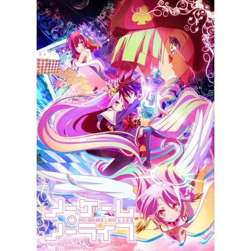 No Game No Life Posteri 9 No Game No Life, otaku kardeşler Sora ve Shironun fantastik bir dünyada kendilerini kanıtlamak