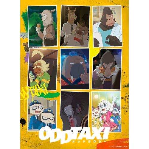 Odd Taxi Anime Manga Posteri