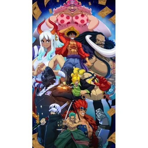 One Piece Posteri 26 One Piece Poster 26, popüler anime serisi One Piecein farklı karakterlerini içeren bir posterdir.