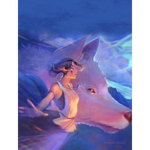 Princess Mononoke Anime Manga Posteri
