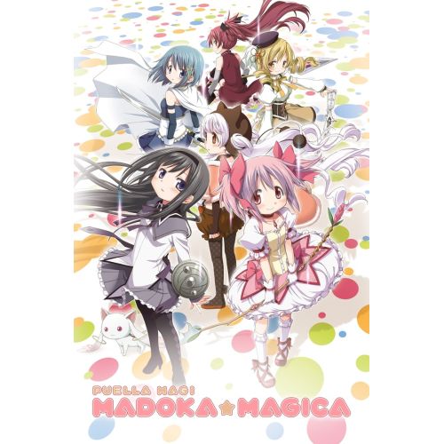 Puella Magi Madoka Magica Poster 13 Puella Magi Madoka Magica Poster 13 features the main characters of the anime, including