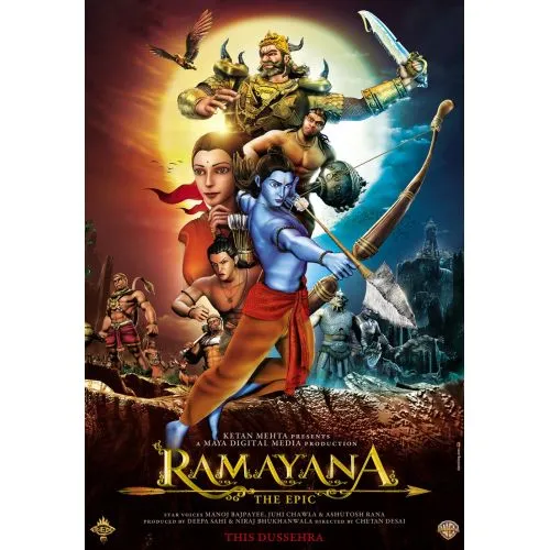 Ramayana Poster 3 Ramayana Poster 3 features a vibrant and captivating image inspired by the Indian epic Ramayana. The poster