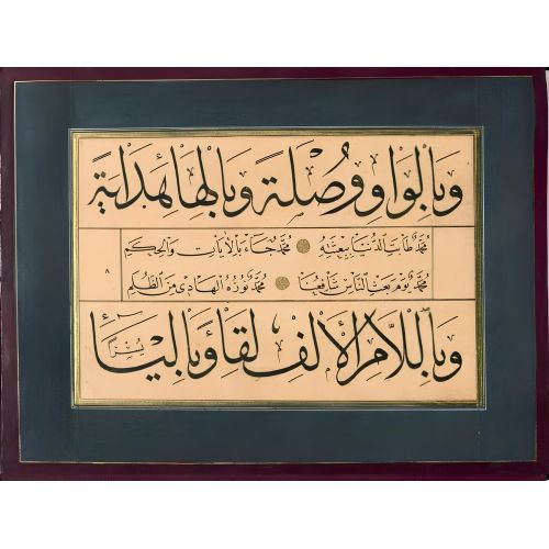 Hasan Rıza, Muhakkak, Sülüs, Nesih, Rıka, Hat 8 Hüsn-i Hat sanatının zarafetiyle kanvas, poster,reprodüksiyon veya