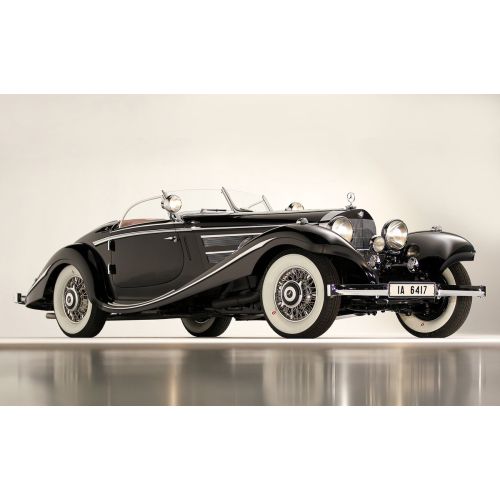 Mercedes 1936 Klasik Araba Posteri Mercedes 1936 Klasik Araba Posteri