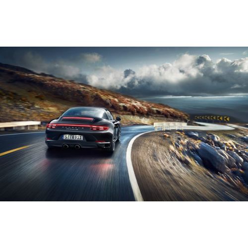 Porsche 911 Car Poster The Porsche 911 Car Poster features a high-resolution image of the iconic sports car. The poster is