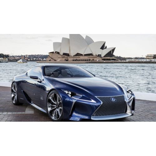 Sydney Opera Binası Ve Lexus Araba Posteri Sydney Opera Binası Ve Lexus Araba Posteri
