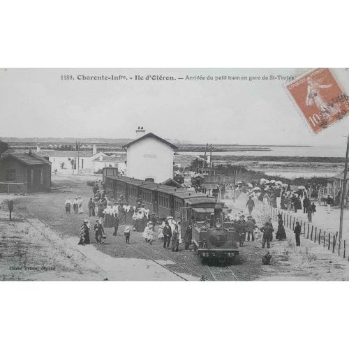 Trenin Saint Trojan Les Bains İstasyonuna Gelişi Posteri Trenin Saint Trojan Les Bains İstasyonuna Gelişi Posteri