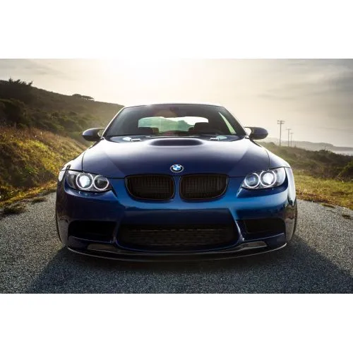 Bmw M3 E92 Laguna Car Poster The BMW M3 E92 Laguna Car Poster features a sleek design of the iconic sports car against a scenic