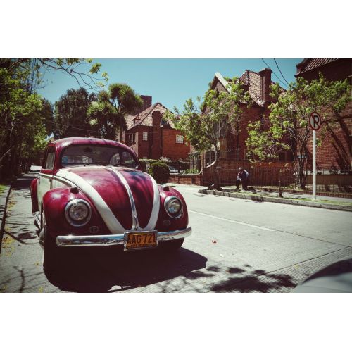 Bordo Volkswagen Vintage Araba Posteri Bordo Volkswagen Vintage Araba Posteri