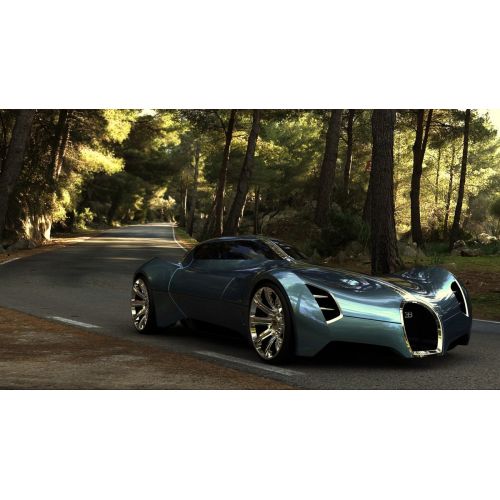 Bugatti Aerolithe Concept Araba Posteri Bugatti Aerolithe Concept Araba Posteri yüksek kaliteli kanvas baskı olarak satışta