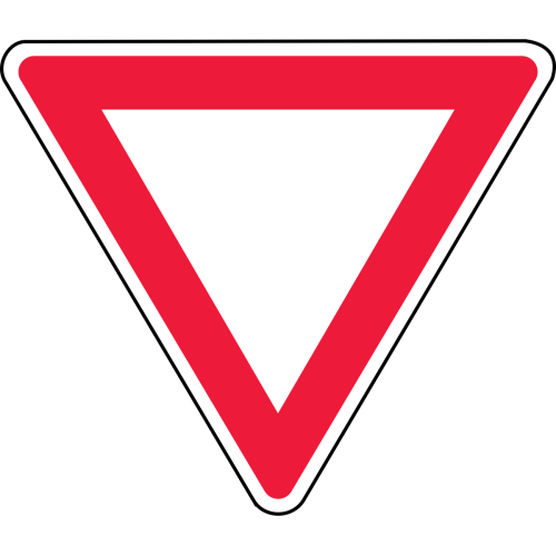 Yol Ver Trafik İşareti Posteri Yol Ver Trafik İşareti Posteri