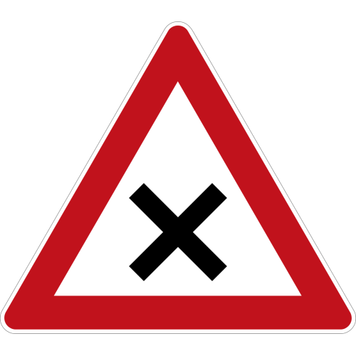Impassable Traffic Road Sign Poster Impassable Traffic Road Sign Poster
