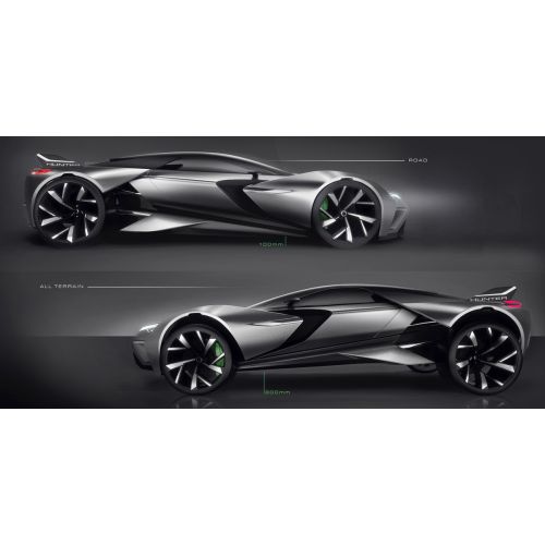 Jaguar Avcı Araba Posteri Jaguar Avcı Araba Posteri