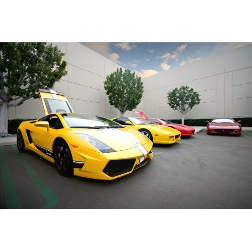 Lamborghini Ve Ferrari Otomobil Posteri Lamborghini Ve Ferrari Otomobil Posteri