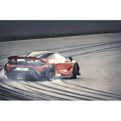 Mclaren 765lt Car Poster The McLaren 765LT car poster features the sleek and stunning design of the high-performance supercar.