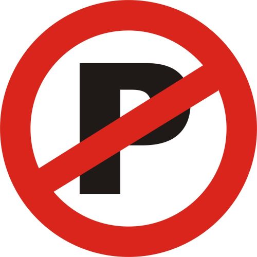 Park Yasak Trafik Yol İşareti Posteri Park Yasak Trafik Yol İşareti Posteri