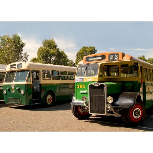 Old Buses Poster Old Buses Poster