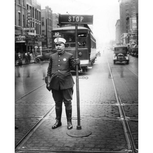 Old Times Traffic Policeman Poster Old Times Traffic Policeman Poster