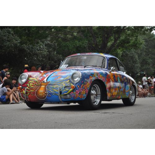 Porsche 356 Sanat Araba Posteri