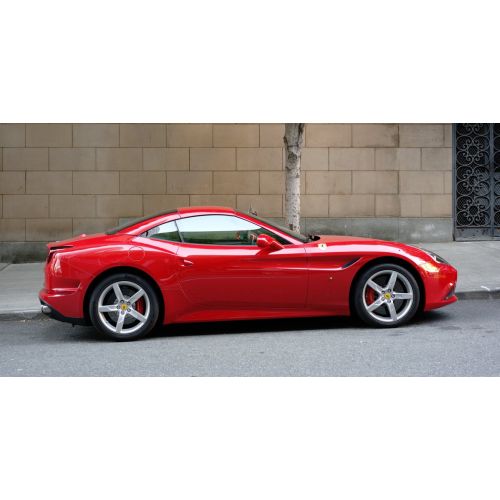 Red Ferrari Car Poster