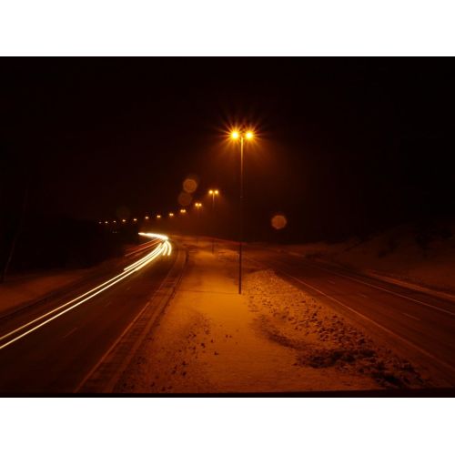 Road At Night Poster