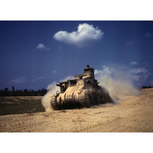 Second War Tank Poster Second War Tank Poster