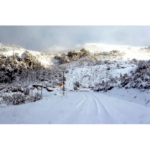 Snowy Road Poster Snowy Road Poster