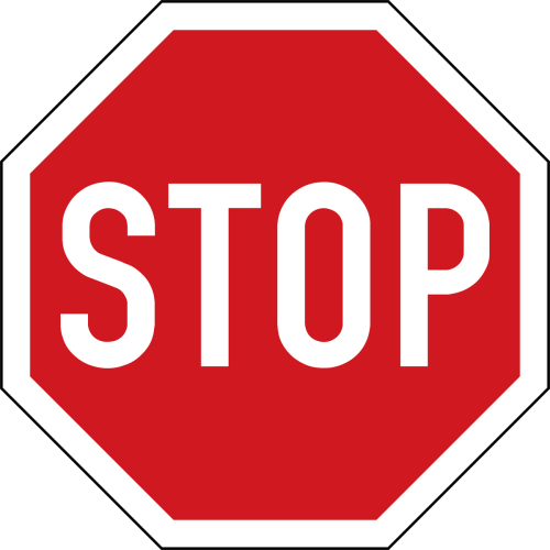 Dur Trafik Yol İşaret Posteri Dur Trafik Yol İşaret Posteri