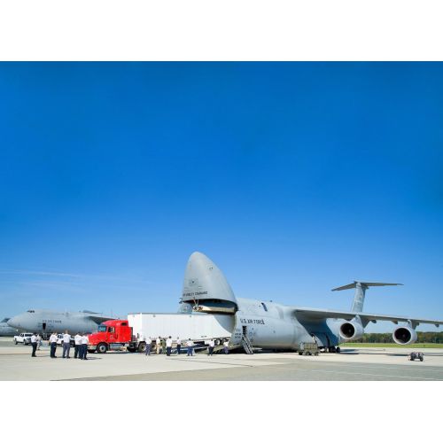 Truck And Cargo Plane Poster Truck And Cargo Plane Poster
