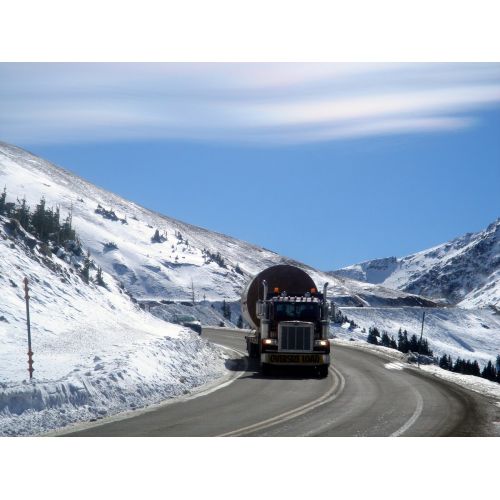 Truck On Loveland Pass Poster Truck On Loveland Pass Poster