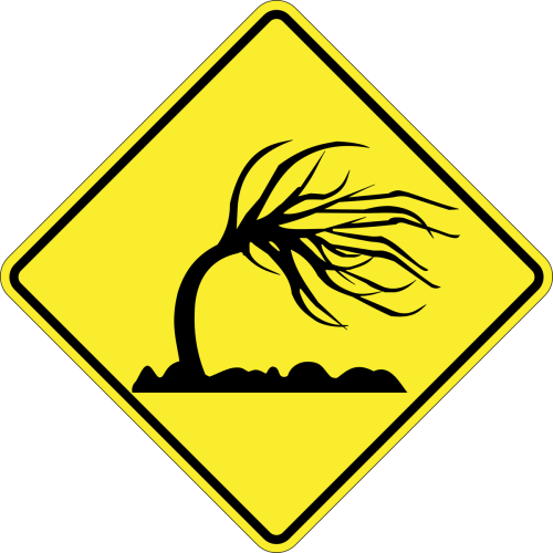 Windy Traffic Road Sign Poster Windy Traffic Road Sign Poster
