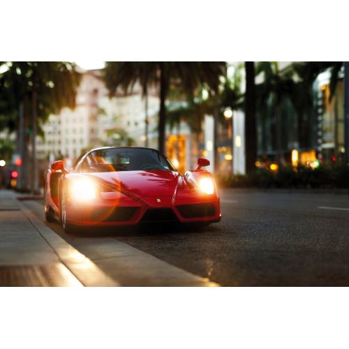 Red Ferrari Car Poster