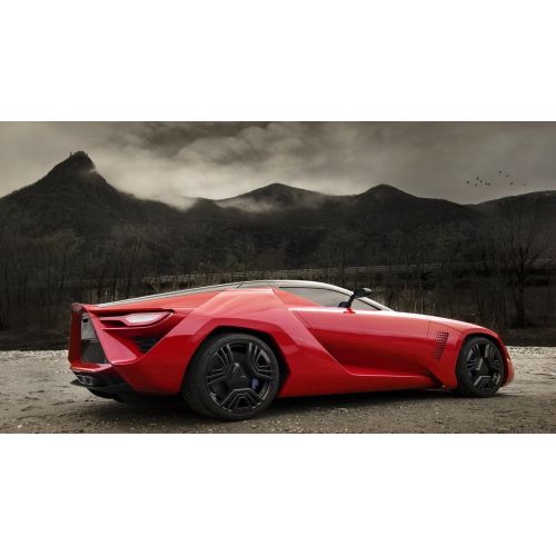 Red Sport Car Poster