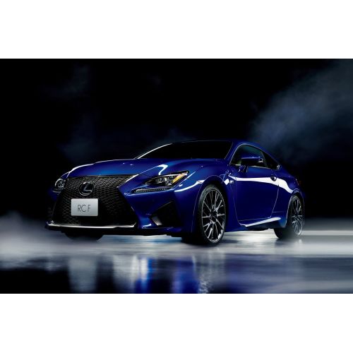 Navy Blue Lexus Car Poster