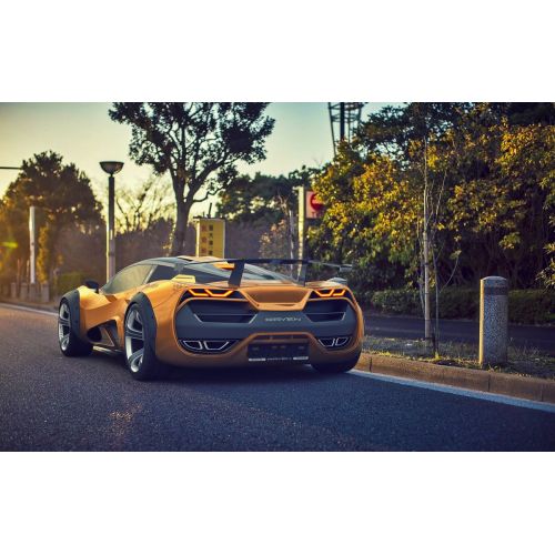 Lada Raven 2015 Concept Car Poster The Lada Raven 2015 Concept Car Poster features a sleek and futuristic design inspired by the