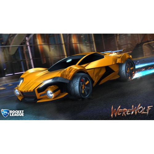 Rocket League Werewolf Game Poster The Rocket League Werewolf Game Poster features a dynamic and intense design showcasing the