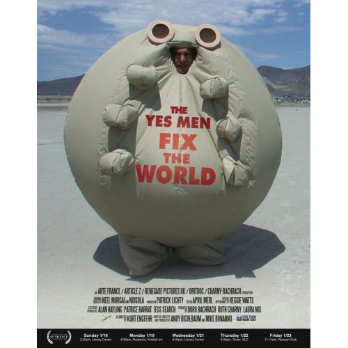Yes Men Dünyayı Kurtarıyor Belgesel Posteri Yes Men Dünyayı Kurtarıyor Belgesel Posteri