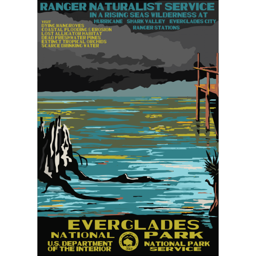 National Parks Everglades Belgesel Posteri National Parks Everglades Belgesel Posteri, Everglades Ulusal Parkının benzersiz ve