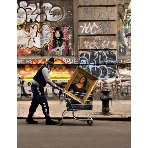 Exit Through The Gift Shop Documentary Poster The Exit Through The Gift Shop Documentary Poster features graffiti art and a