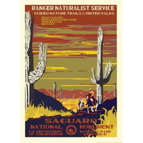National Parks Saguaro Belgesel Posteri