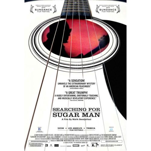 Searching For Sugar Man Documentary Poster The Searching For Sugar Man Documentary Poster features a striking image of the