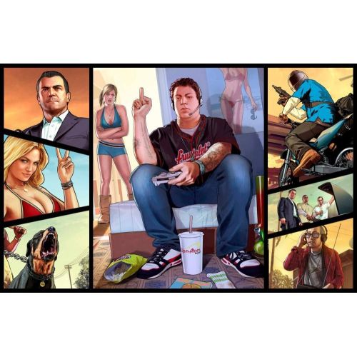 Gta 5 Oyun Posteri 7