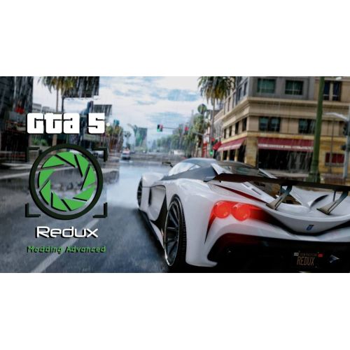 Gta 5 Redux Game Poster The GTA 5 Redux Game Poster features a sleek design showcasing the action-packed gameplay and stunning