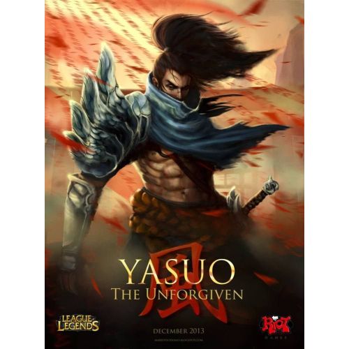 League Of Legends Yasuo Lol Oyun Posteri