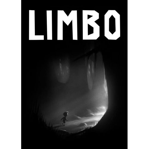 Limbo Game Poster The Limbo Game Poster features minimalist artwork with a black and white color scheme. The poster showcases the